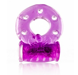 Purple Vibrating Penis Ring
