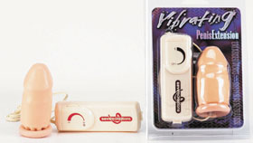 Vibrating Latex Penis Extension