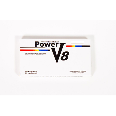Pastile PowerV8 4 capsule + 1 GRATIS